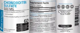 Label for Chondroitin Sulfate 500 mg