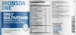 Label for Daily Multivitamin