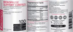 Label for Menopause Support Complex