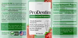 Label for ProDentim