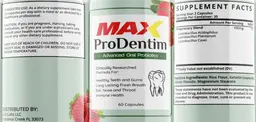 Label for Max ProDentim
