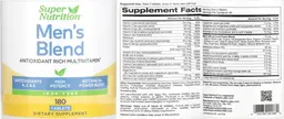 Label for Men's Blend Iron Free