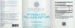 Label for Hydrolyzed Collagen Peptides Unflavored