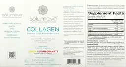 Label for Collagen Lemon & Pomegranate