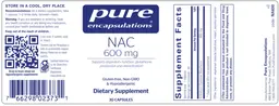 Label for NAC 600 mg