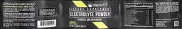Label for Electrolyte Powder Lemonade