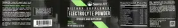 Label for Electrolyte Powder Tropical