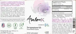 Label for Serrapeptase 125