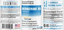Label for Berberine X5