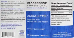 Label for Acida-Zyme