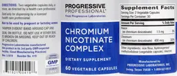Label for Chromium Nicotinate Complex