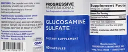 Label for Glucosamine Sulfate