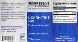 Label for L-Carnitine 500