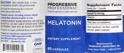 Label for Melatonin