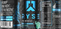 Label for Pre-Workout Baja Burst