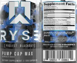 Label for Pump Cap Max