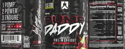 Label for Pump Daddy Black Cherry