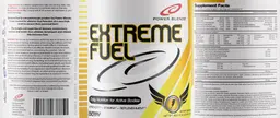 Label for Extreme Fuel Berry