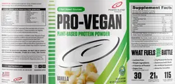 Label for Pro-Vegan Vanilla