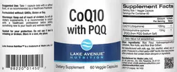 Label for CoQ10 with PQQ