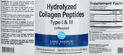Hydrolyzed Collagen Peptides Type I & II