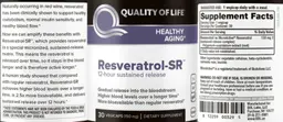 Label for Resveratrol-SR