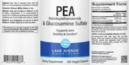 Label for PEA & Glucosamine Sulfate