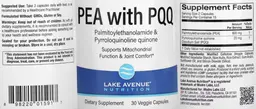 Label for PEA with PQQ