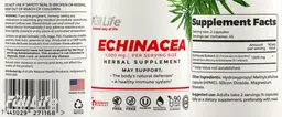 Label for Echinacea 1,000 mg