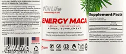 Label for Energy Maca 3,000 mg
