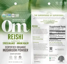 Label for Reishi Powder