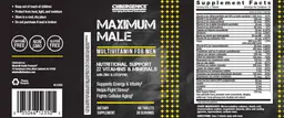 Label for Maximum Male