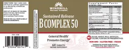 Label for Sustained Release B Complex 50