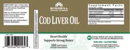 Label for Cod Liver Oil