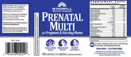 Label for Prenatal Multi