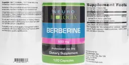 Label for Berberine 500 mg