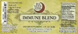 Label for Immune Blend