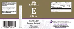 Label for E 180 mg