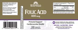 Label for Folic Acid 400 mcg