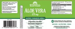 Label for Aloe Vera 25 mg