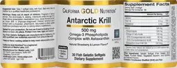 Label for Antarctic Krill 500 mg
