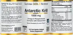 Label for Antarctic Krill 1000 mg