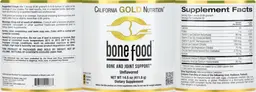 Label for Bone Food Unflavored