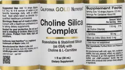 Label for Choline Silica Complex
