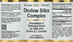 Label for Choline Silica Complex
