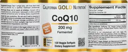 Label for CoQ10 200 mg