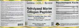 Label for Hydrolyzed Marine Collagen Peptides Unflavored