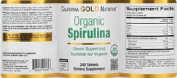 Label for Organic Spirulina