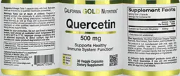 Label for Quercetin 500 mg