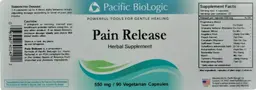 Label for Pain Release